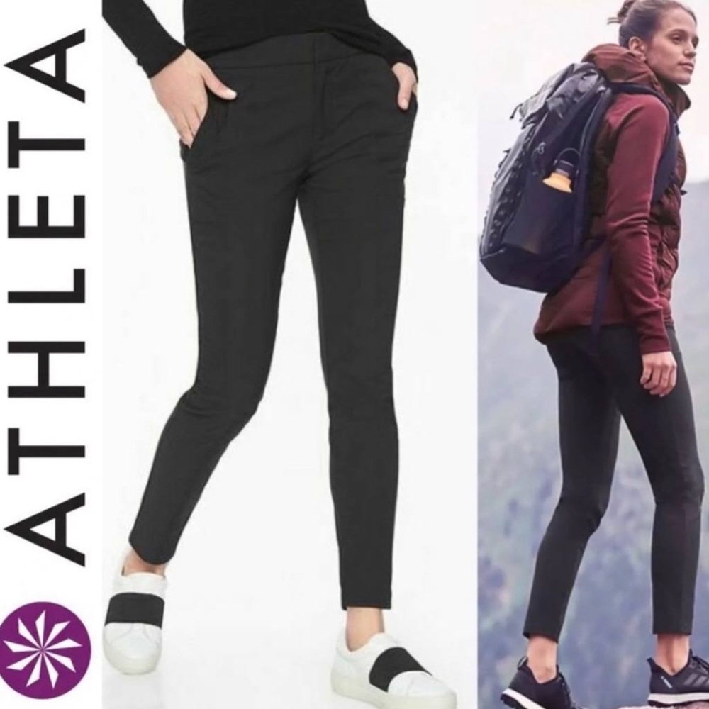 NWT Athleta wander stash skinny pants 14